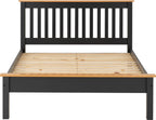 Monaco Low Foot End Wooden Bed Frame