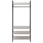 Alva Open Wardrobe with 2 Drawers 3 Piece Bedroom Set