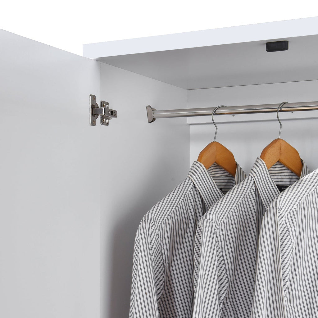 Paddington 6 Door 2 Drawer Mirrored Wardrobe - Swish Furniture
