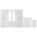 Paddington 3+2 Drawer Chest 3 Piece Bedroom Set