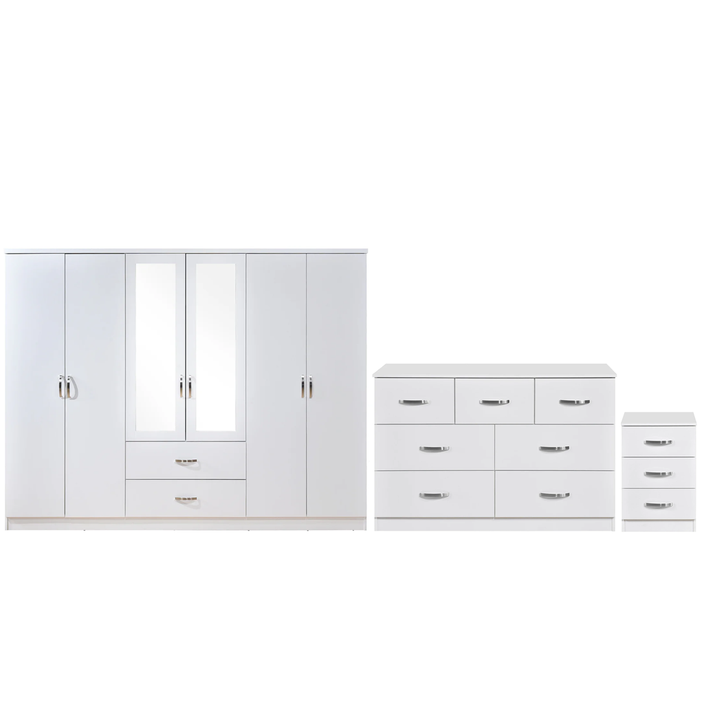 Paddington 7 Drawer Chest 3 Piece Bedroom Set