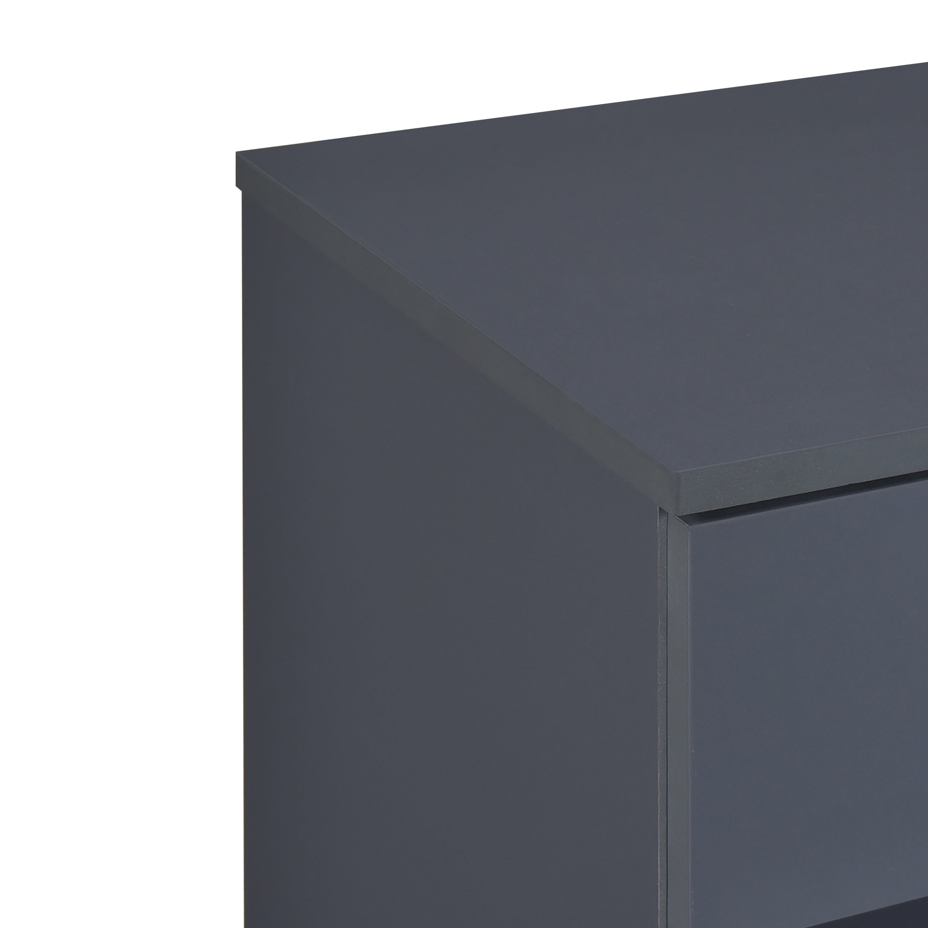 Pair of Highbury 1 Drawer Open Shelf Bedside Tables - Swish Furniture
