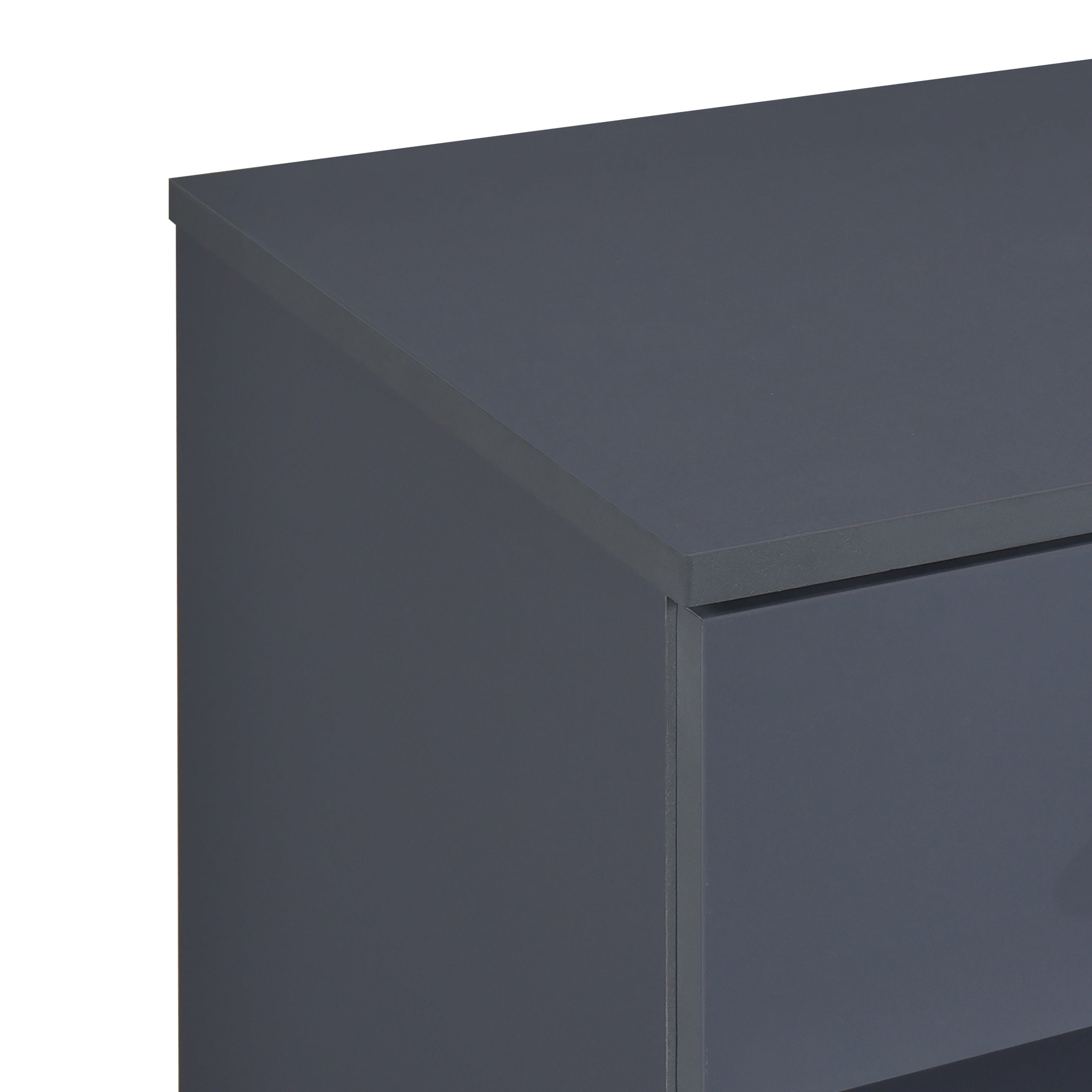 Pair of Highbury 1 Drawer Open Shelf Bedside Tables - Swish Furniture
