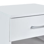 Pair of Highbury 1 Drawer Open Shelf Bedside Tables - Swish Furniture