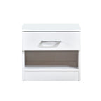 Pair of Highbury 1 Drawer Open Shelf Bedside Tables - Swish Furniture