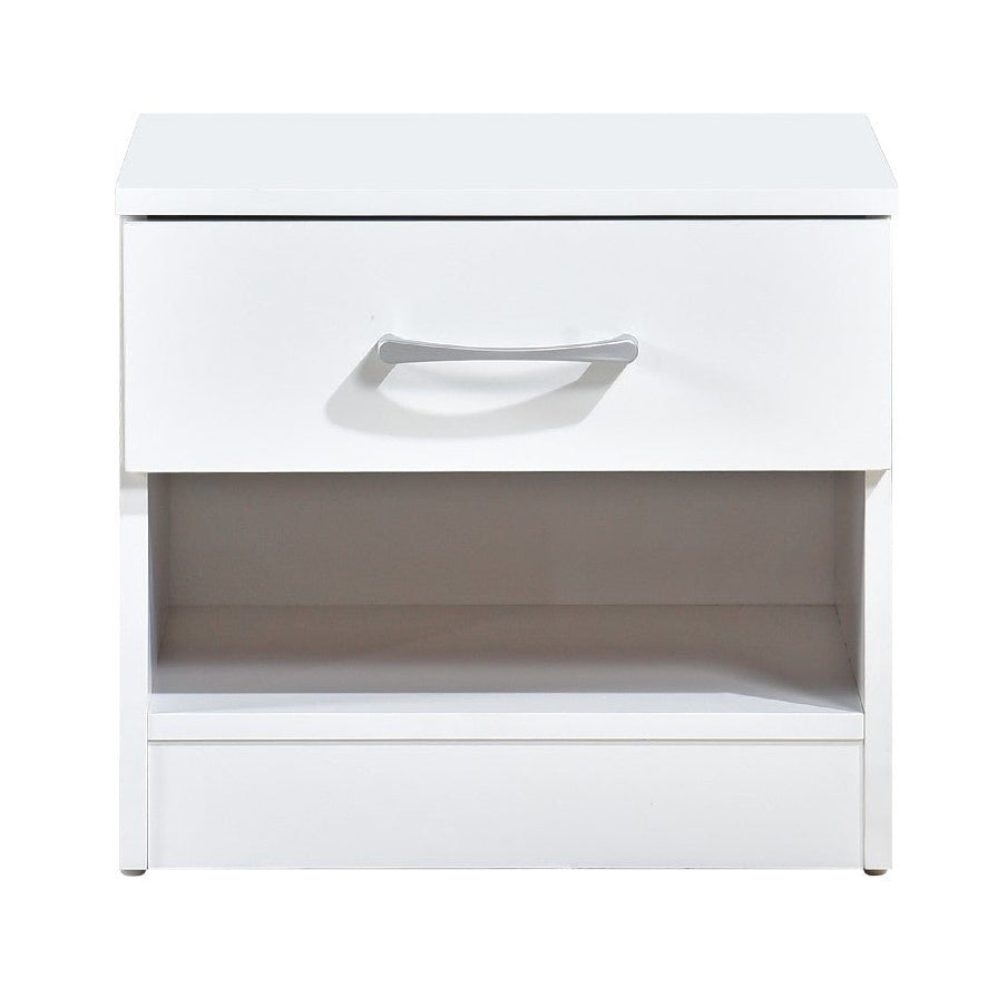 Pair of Highbury 1 Drawer Open Shelf Bedside Tables - Swish Furniture