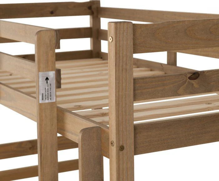 Panama 3ft Single Kids Wooden Bunk Bed