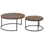 Quebec Round Nesting Coffee Table Set - Seconique