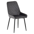 Quebec Straight Edge Dining Set with 4 Avery Chairs - Seconique