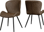 Quebec Straight Edge Dining Table Set with 4 Chairs - Seconique