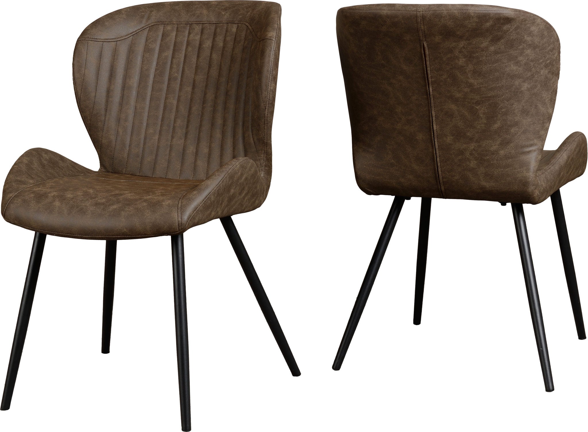 Quebec Straight Edge Dining Table Set with 4 Chairs - Seconique