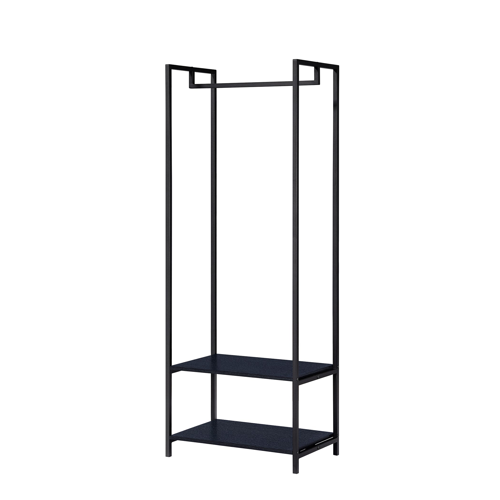 Scala Open Wardrobe with 2 Shelves - Swish Furniture
