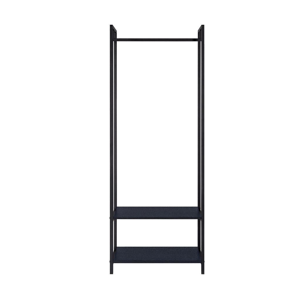 Scala Open Wardrobe with 2 Shelves - Swish Furniture