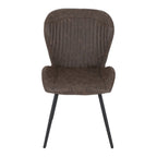 Set of 4 Quebec Faux Leather Dining Chairs - Seconique