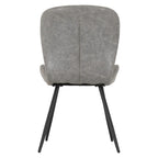 Set of 4 Quebec Faux Leather Dining Chairs - Seconique