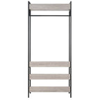 Alva Open Wardrobe with 2 Drawers 3 Piece Bedroom Set