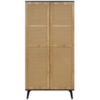 Manila Rattan 2 Door Wardrobe 3 Piece Bedroom Set