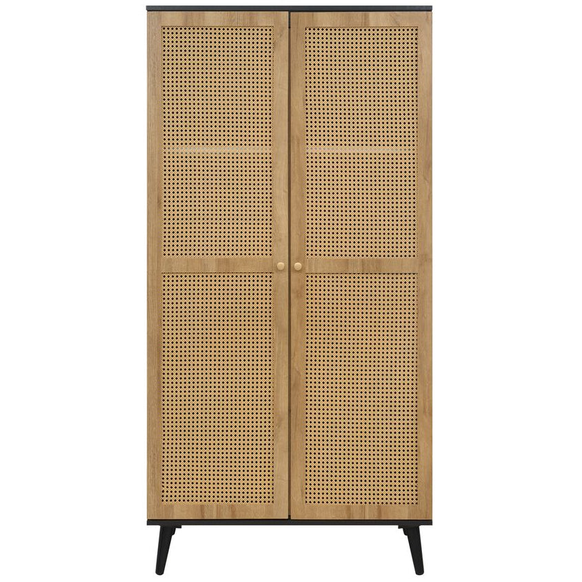 Manila Rattan 2 Door Double Wardrobe