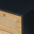 Manila Rattan 7 Drawer Chest 3 Piece Bedroom Set